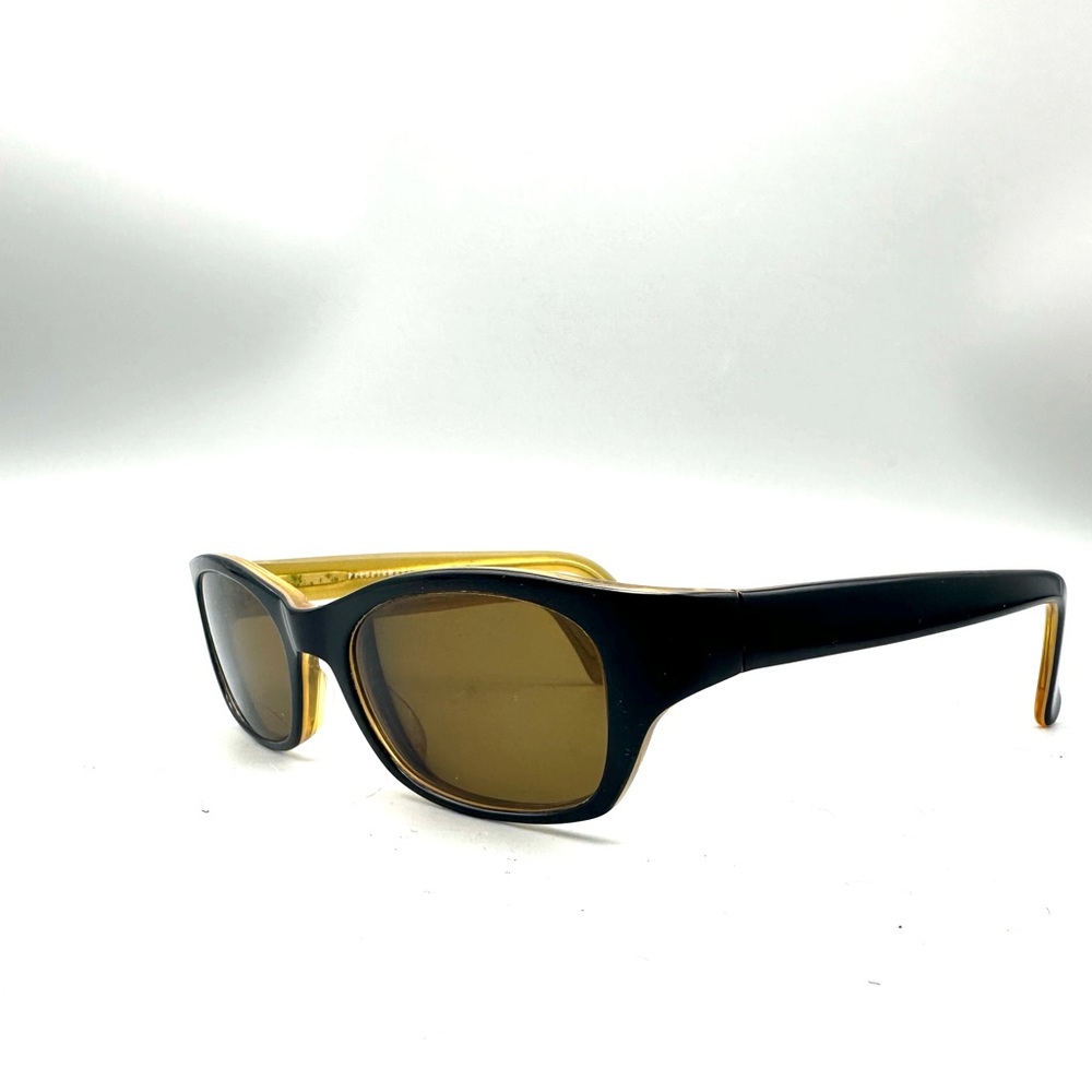 Freudenhaus Moritz Onyx Gold Eyeglasses Frames Black Yellow
